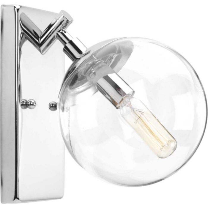 Mod 1-Light Bathroom Vanity Light in Polished Chrome