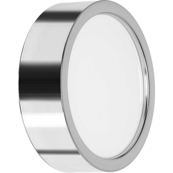 Portal LED 1-Light LED Flush Mount in Polished Chrome