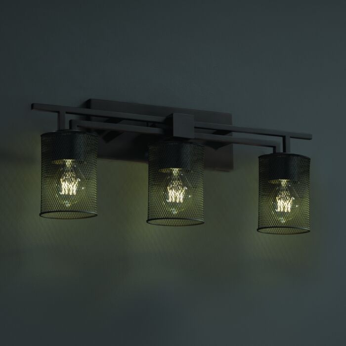 Three Light Bath Bar