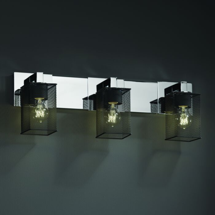 Three Light Bath Bar