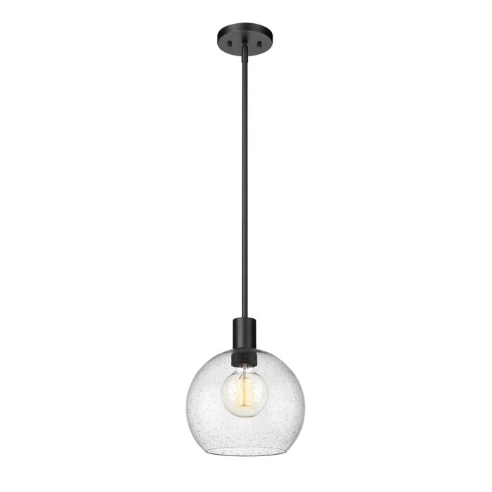 Z Lite Margo 1 Light Pendant Light In Matte Black