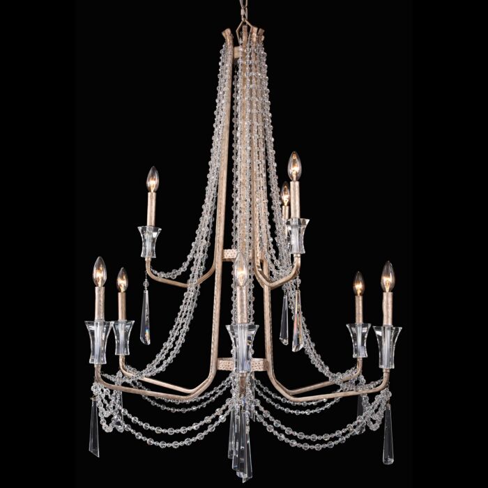 Nine Light Chandelier by Varaluz