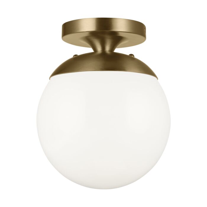 Sea Gull Leo   Hanging Globe Ceiling Light in Satin Brass