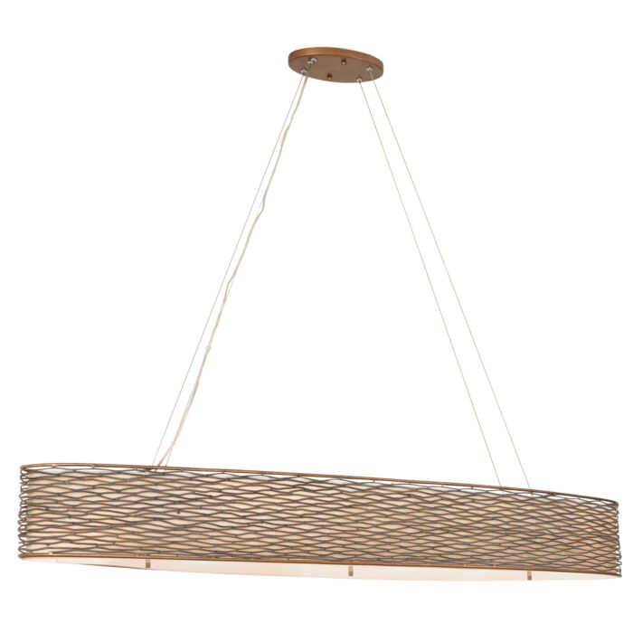 Six Light Linear Pendant by Varaluz