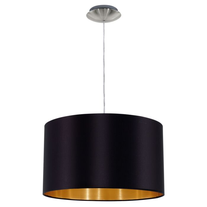 Maserlo 1-Light Pendant in Satin Nickel