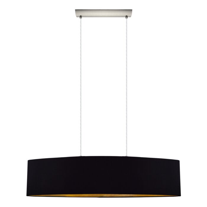 Maserlo 2-Light Pendant in Satin Nickel