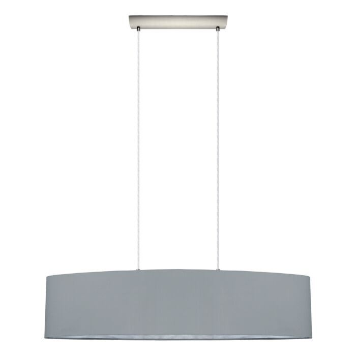 Maserlo 2-Light Pendant in Satin Nickel