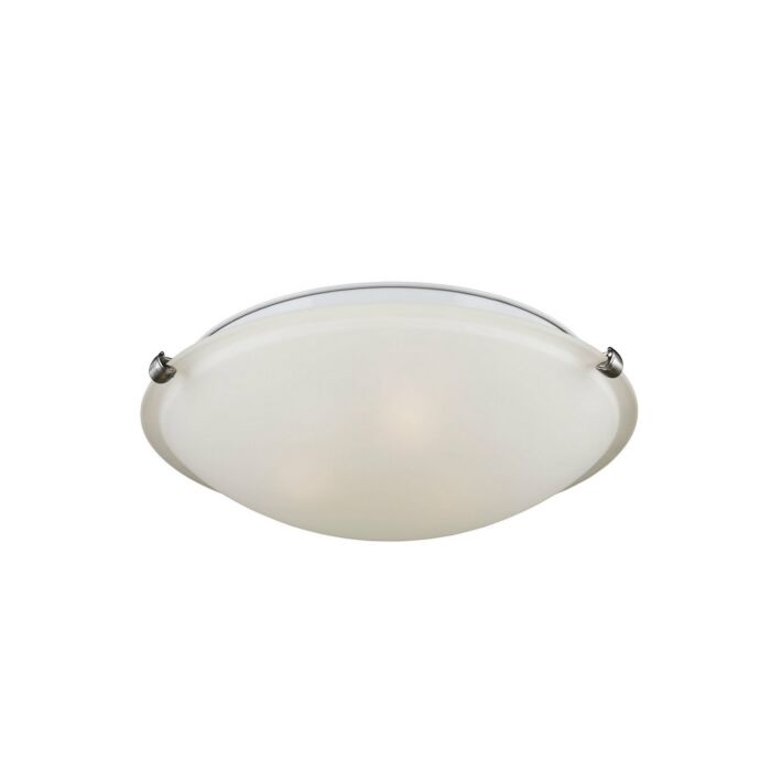 Sea Gull Clip 3 Light Ceiling Light in Brushed Nickel