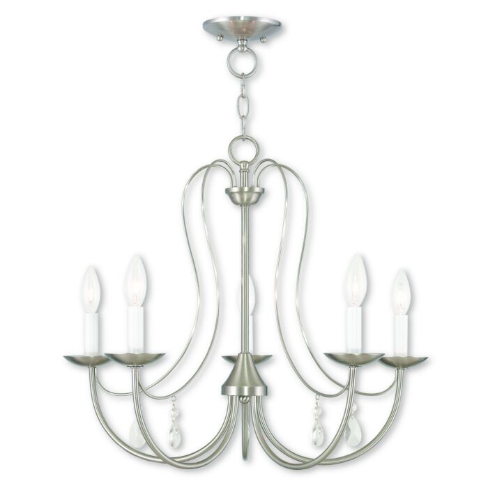 Mirabella 5-Light Chandelier in Brushed Nickel