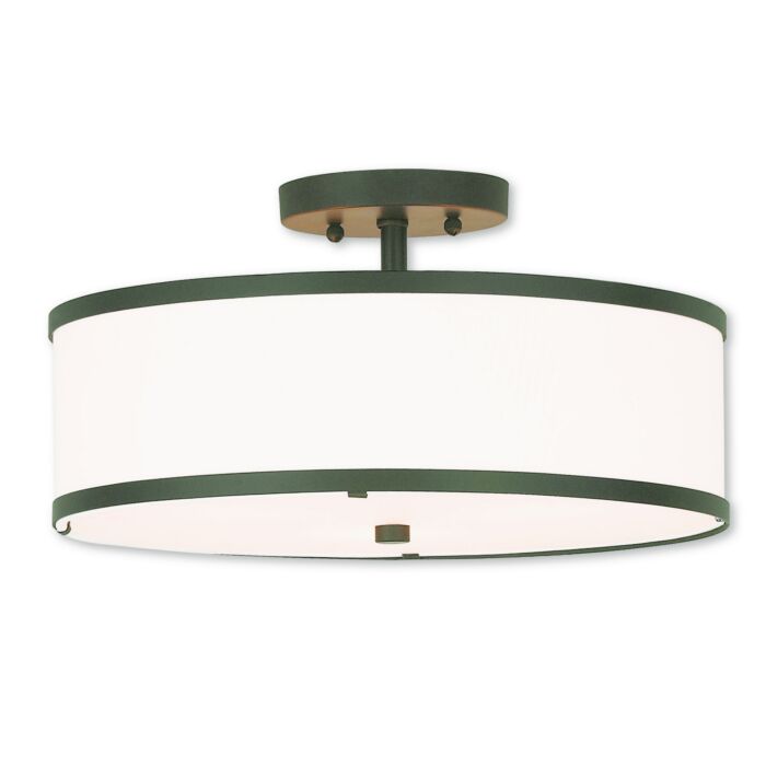Park Ridge 3-Light Ceiling Mount in Bronze