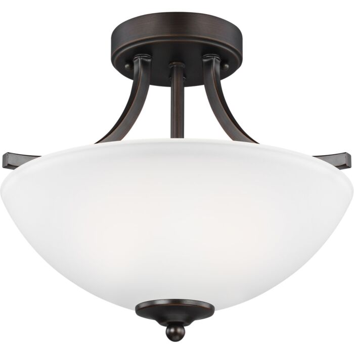 Sea Gull Geary 2 Light Ceiling Light in Bronze