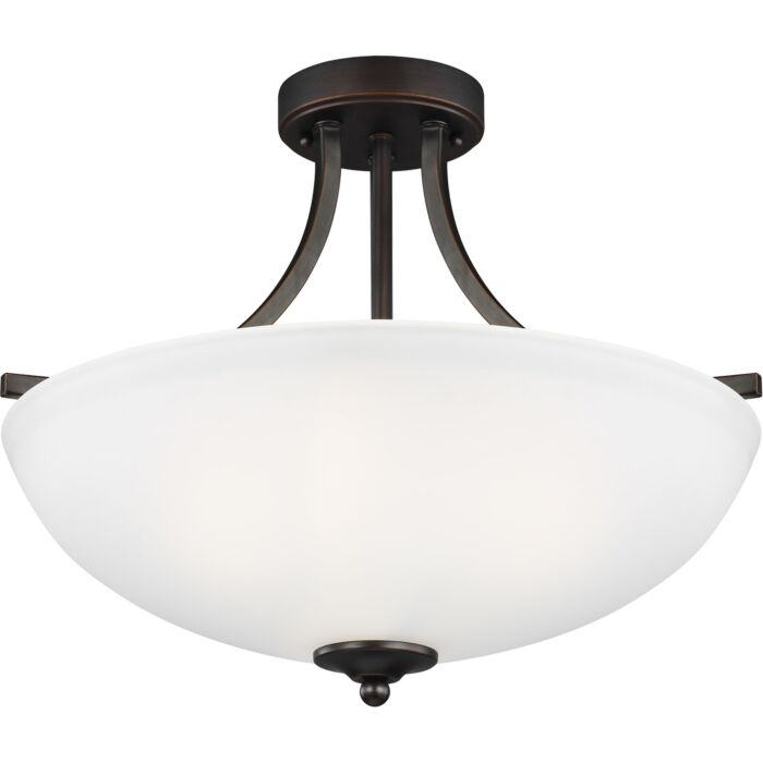 Sea Gull Geary 3 Light Ceiling Light in Bronze