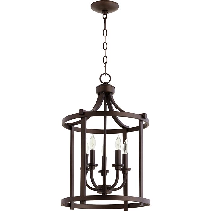 Five Light Entry Pendant by Quorum