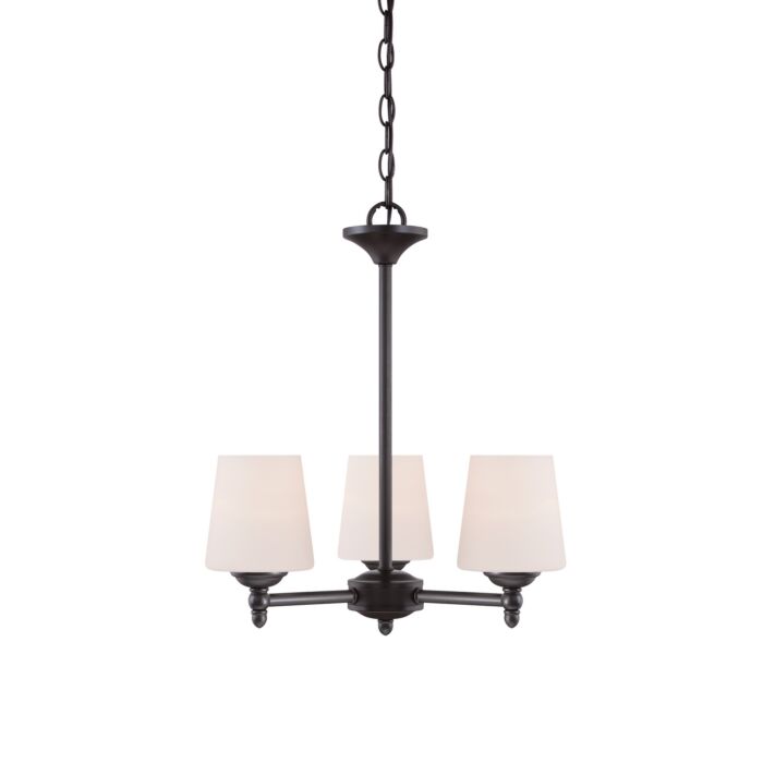 Darcy 3-Light Chandelier in Oil Rubbed Bronze