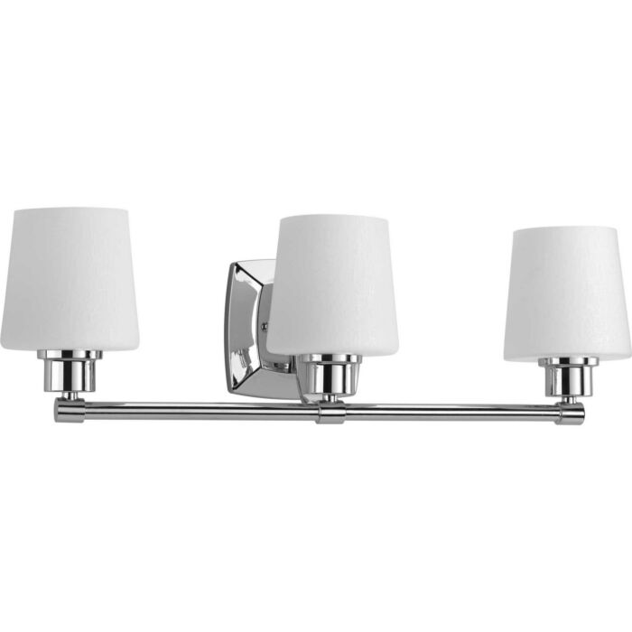 Glance 3-Light Bathroom Vanity Light in Polished Chrome