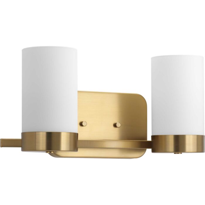 Elevate 2-Light Bathroom Vanity Light in Brushed Bronze