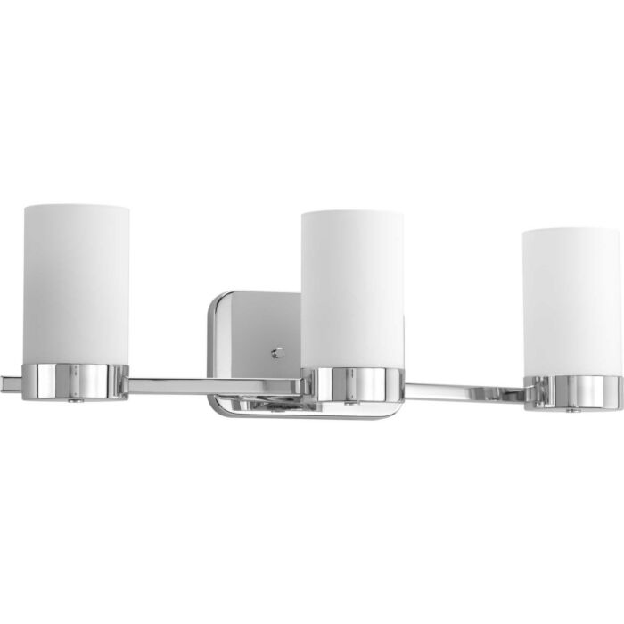 Elevate 3-Light Bathroom Vanity Light in Polished Chrome