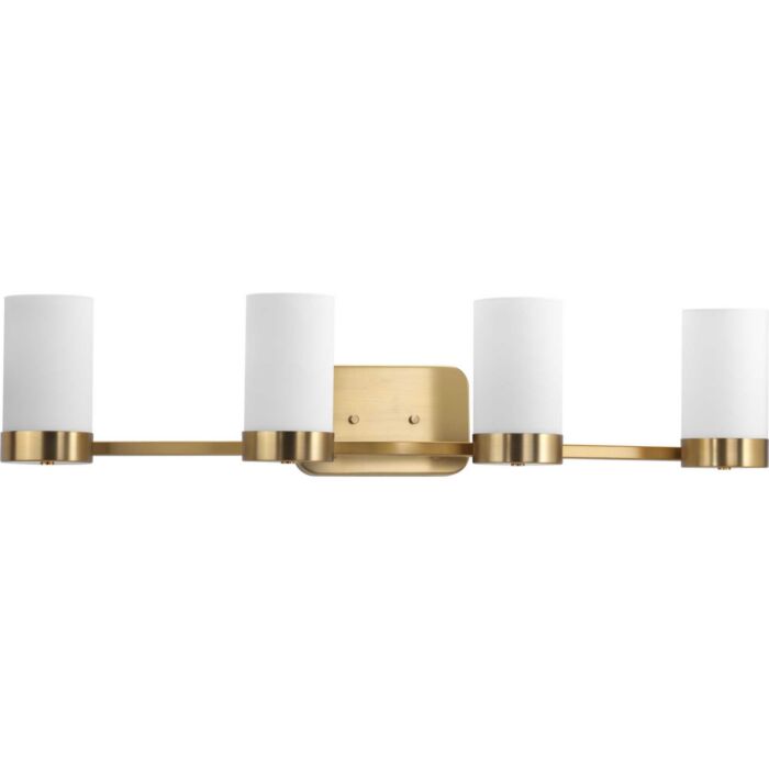 Elevate 4-Light Bathroom Vanity Light in Brushed Bronze