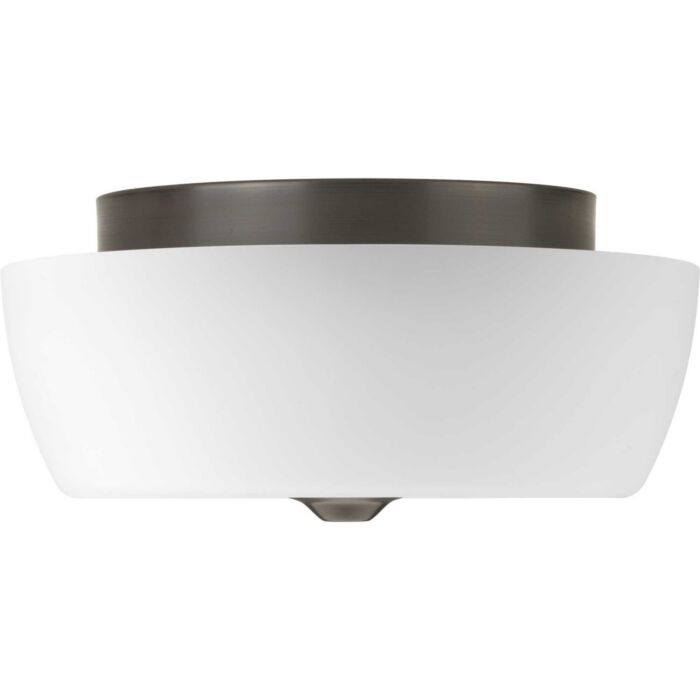 Leap 2-Light Flush Mount in Antique Bronze