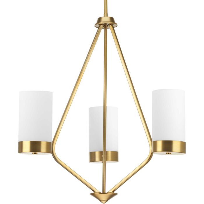 Elevate 3-Light Chandelier in Brushed Bronze