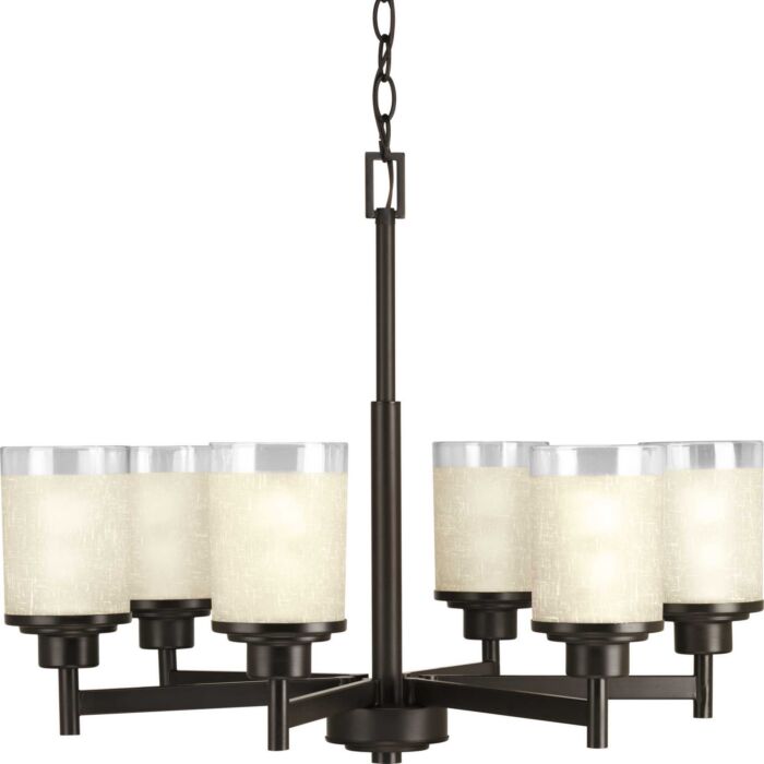 Alexa 6-Light Chandelier in Antique Bronze