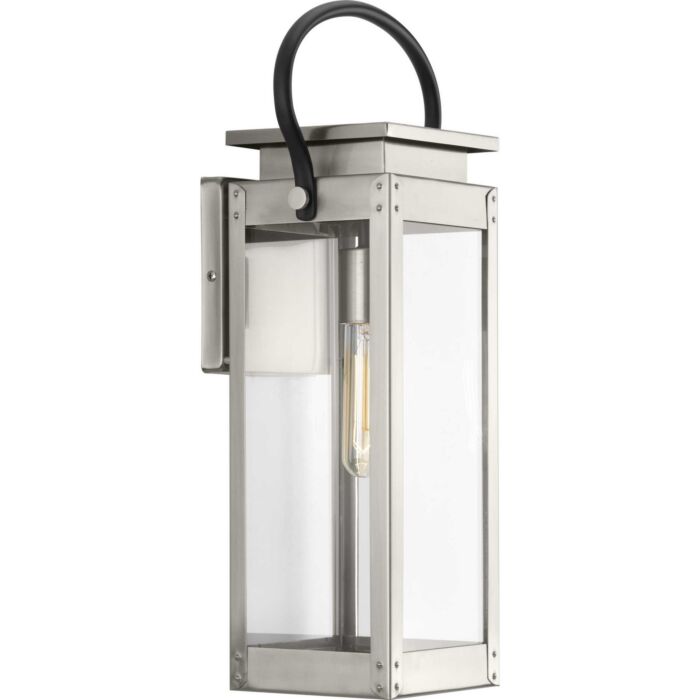 Union Square 1-Light Wall Lantern in Stainless Steel