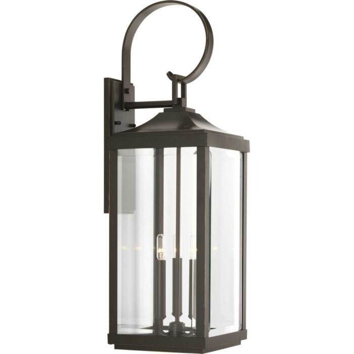 Gibbes Street 3-Light Large Wall Lantern in Antique Bronze
