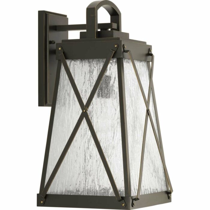 Creighton 1-Light Wall Lantern in Antique Bronze