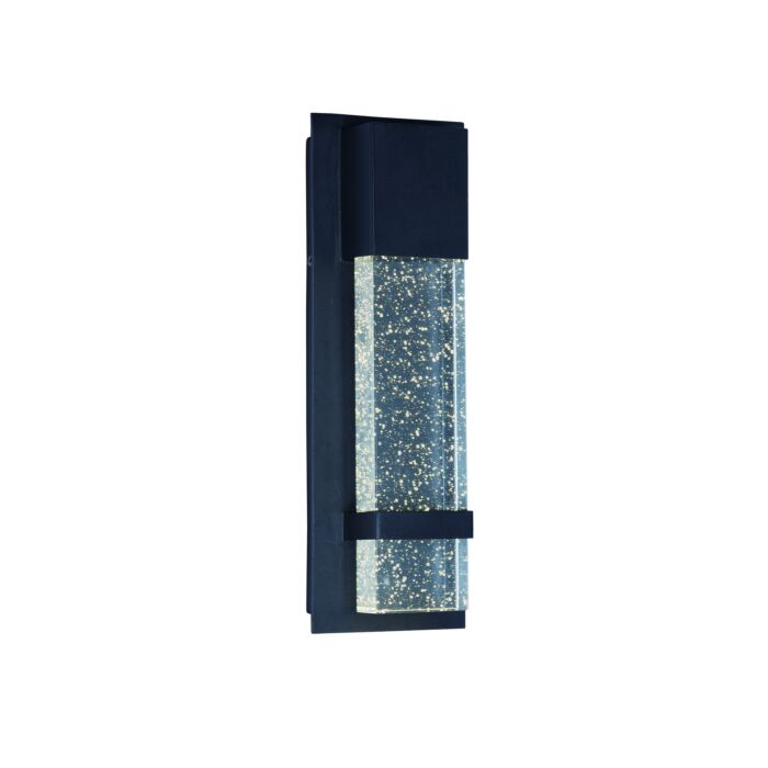 Cascade 1-Light LED Outdoor Wall Sconce in Black
