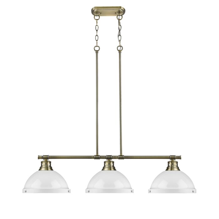 Three Light Linear Pendant