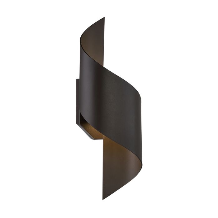 Modern Forms Helix 2 Light Outdoor Wall Light in Bronze