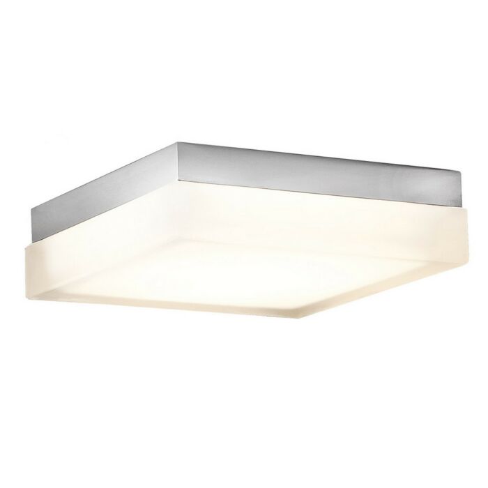 Modern Forms Matrix 1 Light Flush Mount in Titanium