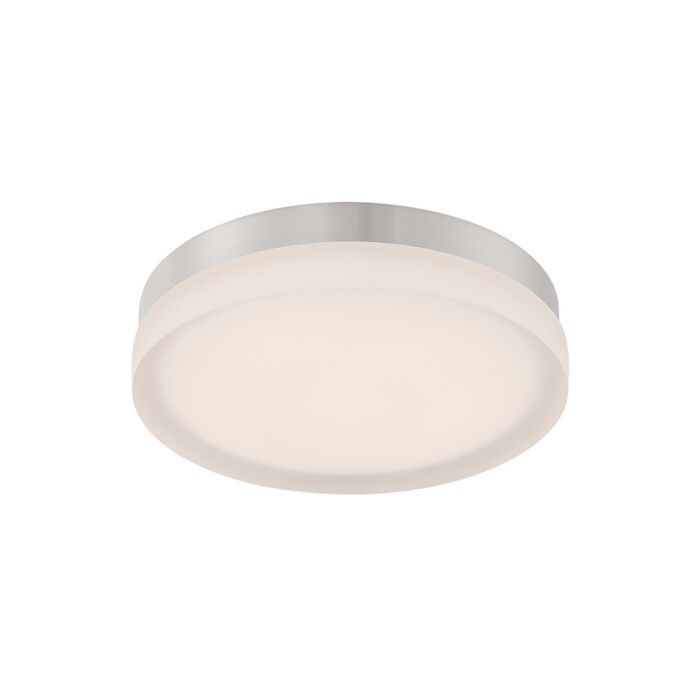 Modern Forms Circa 1 Light Flush Mount in Titanium