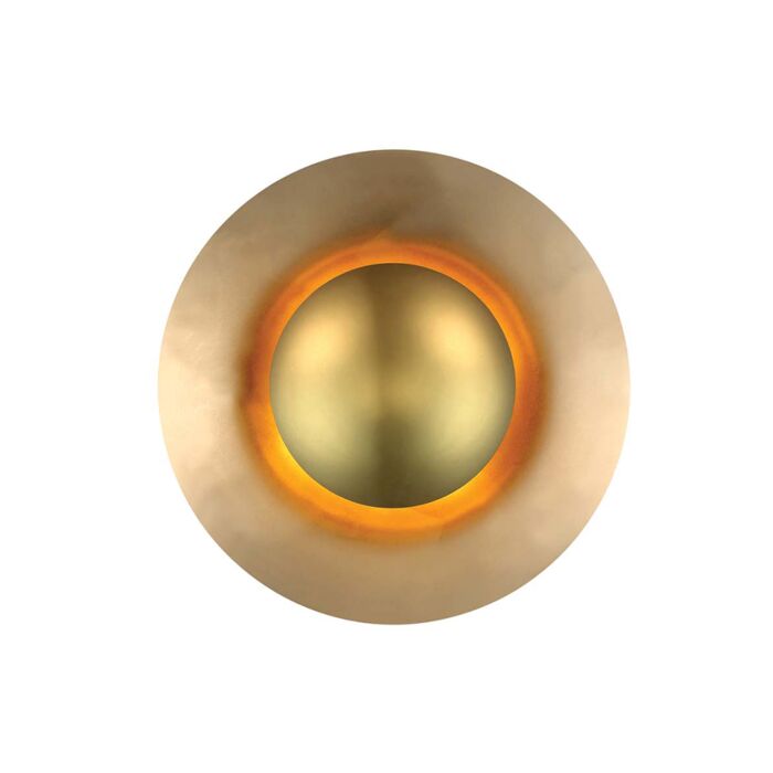 Modern Forms Blaze 1 Light Wall Sconce in Gold Leaf