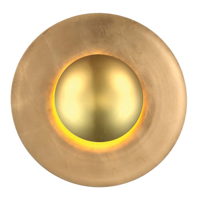 Modern Forms Blaze 1 Light Wall Sconce in Gold Leaf