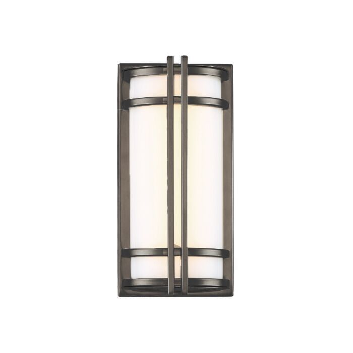Modern Forms Skyscraper 1 Light Outdoor Wall Light in Bronze