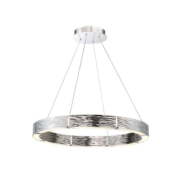 Modern Forms Zelda 12 Light Chandelier in Polished Nickel
