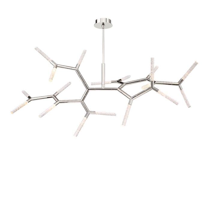 Modern Forms Kryptonite 18 Light Chandelier in Polished Nickel