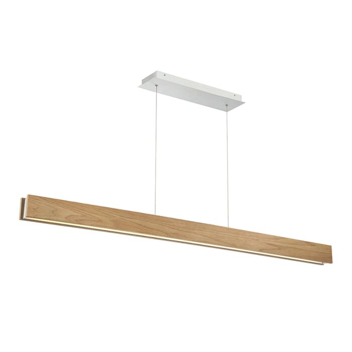 Modern Forms Drift 1 Light Linear Pendant in Walnut