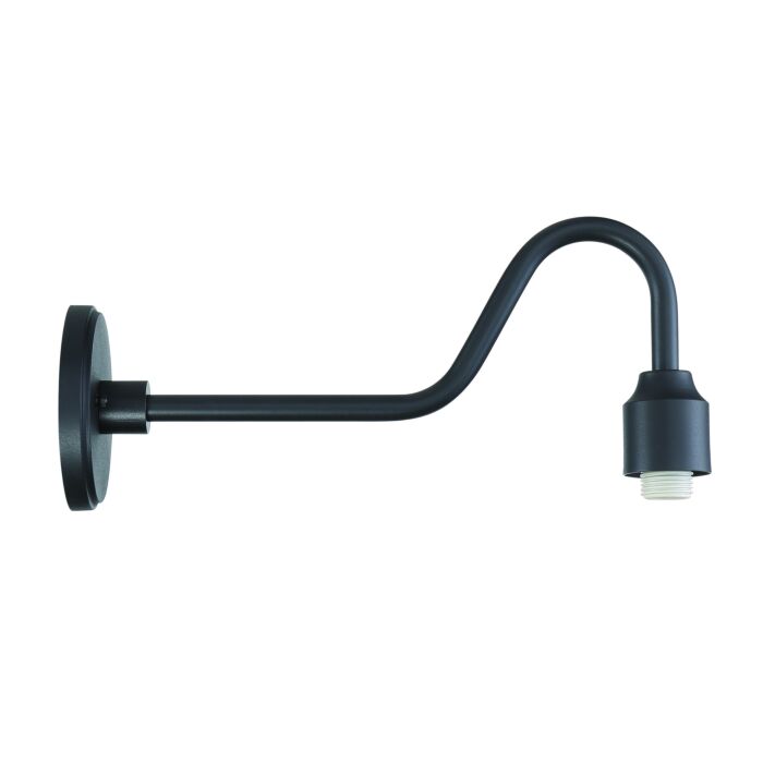 The Great Outdoors 9 Inch RLM Lighting Wall Mount in Black