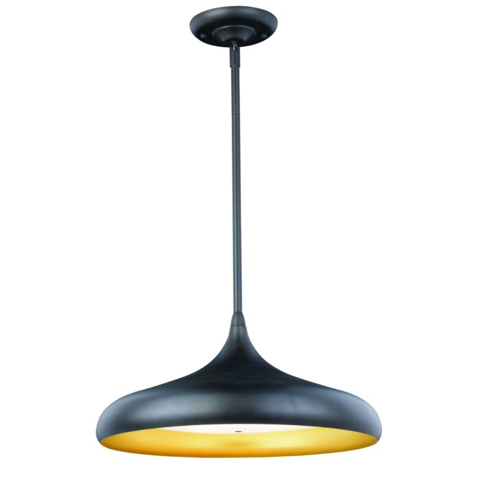 Bacio 1-Light LED Pendant in Oil Rubbed Bronze