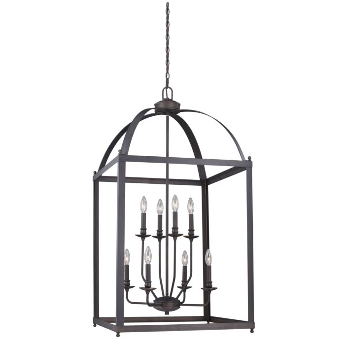 Juliet 8-Light Pendant in Architectural Bronze