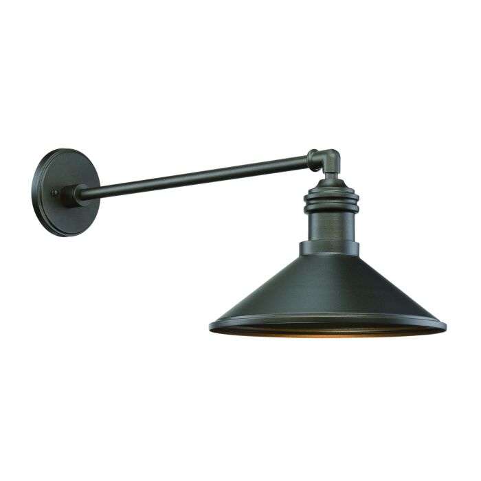 The Great Outdoors 5 Inch RLM Lighting Shade in Smoked Iron