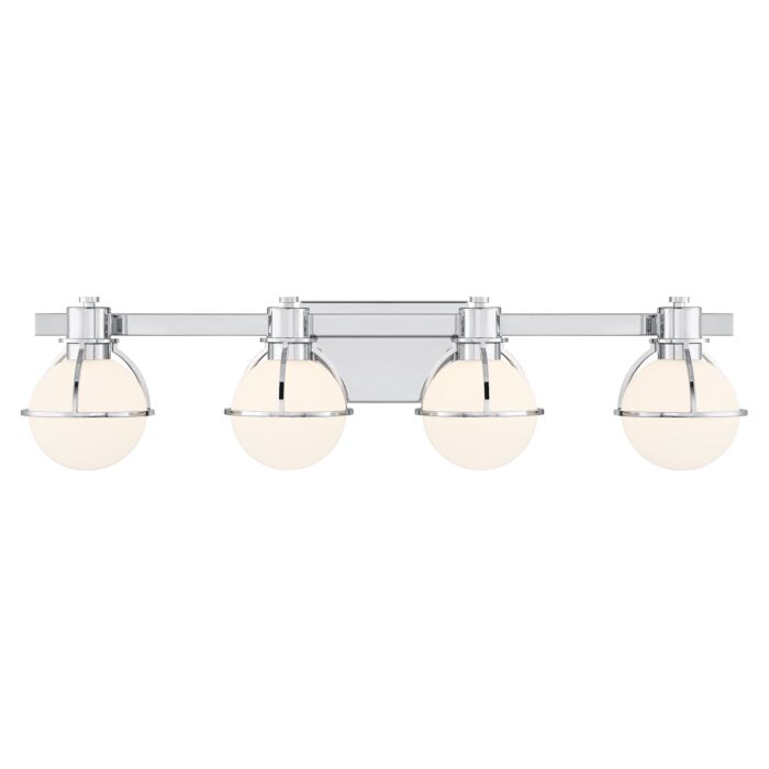Pierce 4-Light Bathroom Vanity Light in Chrome