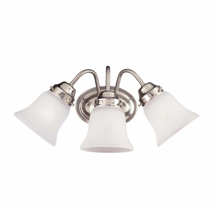 Savoy House Brighton 3 Light Bathroom Vanity Light in Satin Nickel