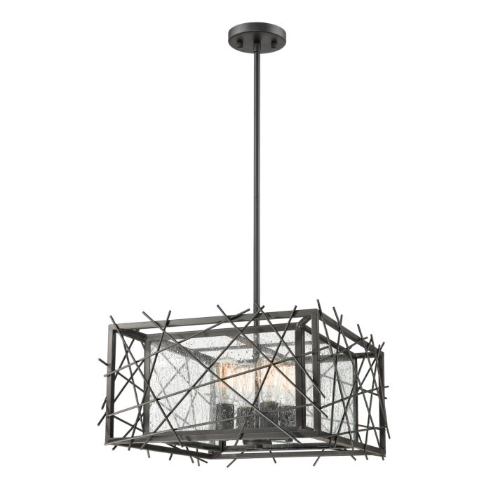 Z Lite Stanwood 4 Light Pendant Light In Bronze