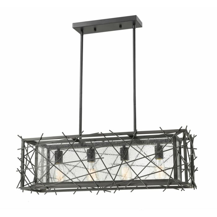 Z Lite Stanwood 4 Light Chandelier In Bronze