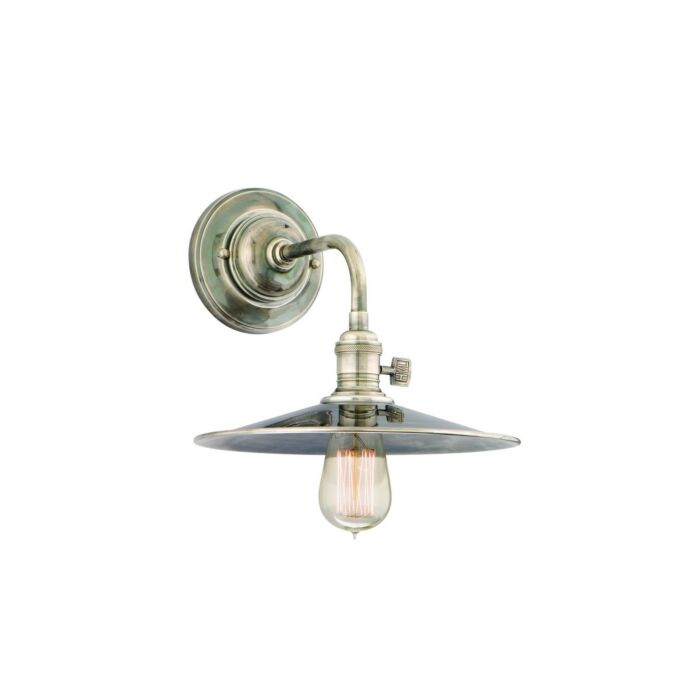 Hudson Valley Heirloom 9 Inch Wall Sconce in Historical Nickel