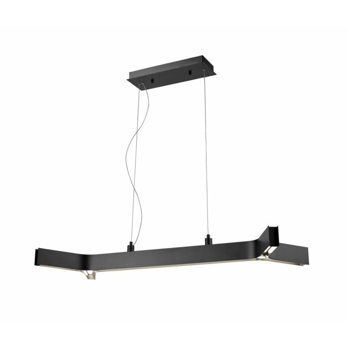 Z Lite Arcano 1 Light Pendant Light In Matte Black