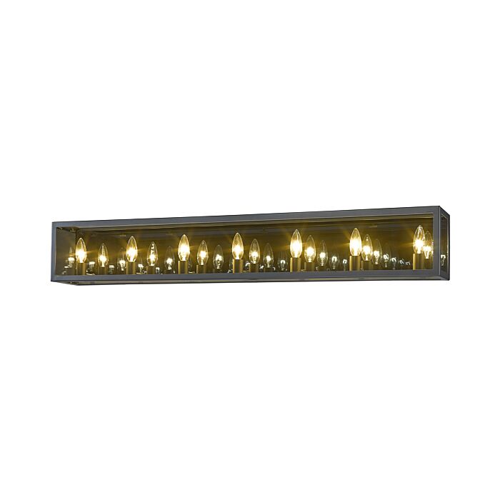 Z Lite Infinity 7 Light Bathroom Vanity Light In Misty Charcoal